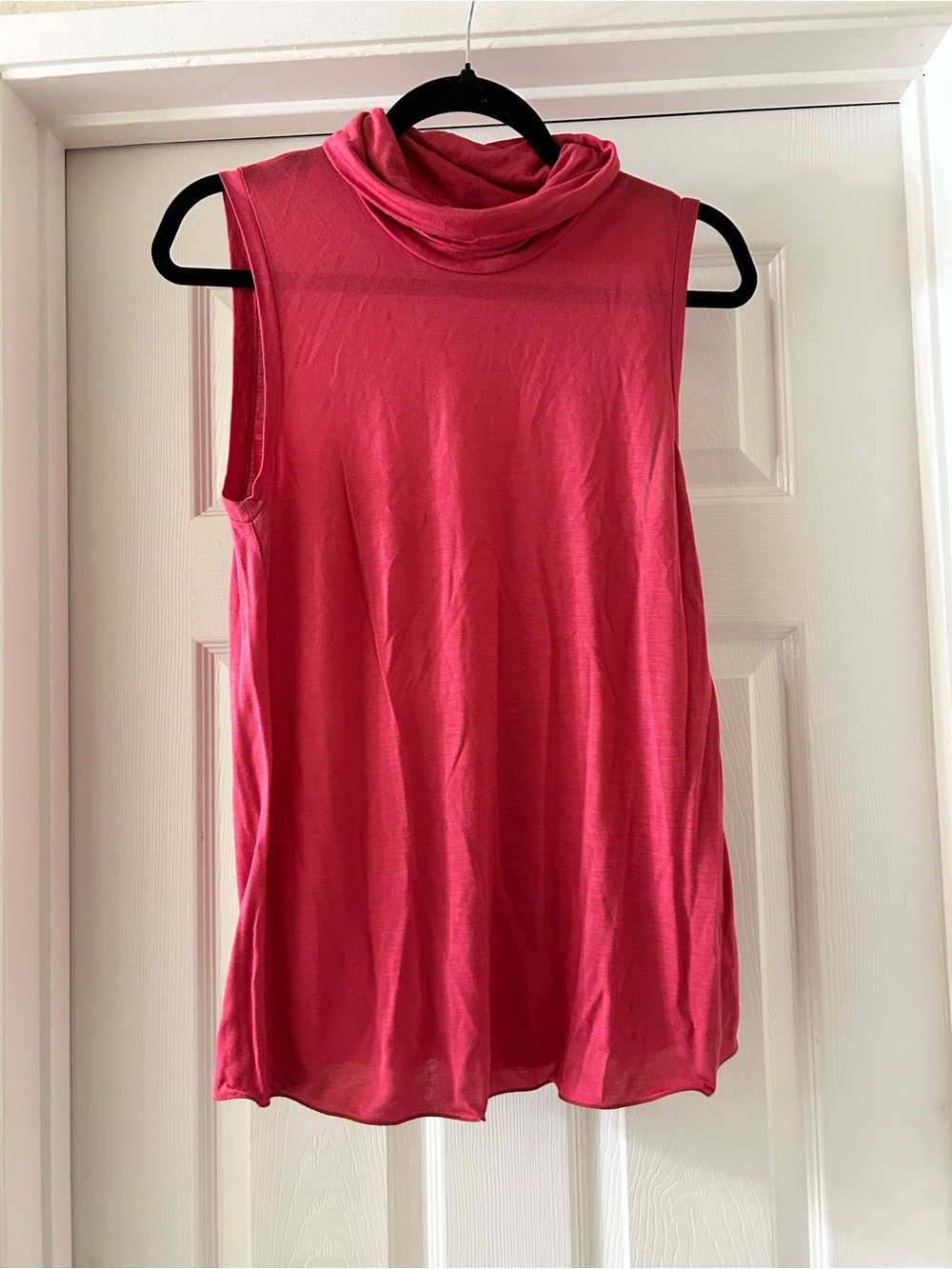 Armani Collezioni Sleeveless Cowl Neck Top - Hot Pink